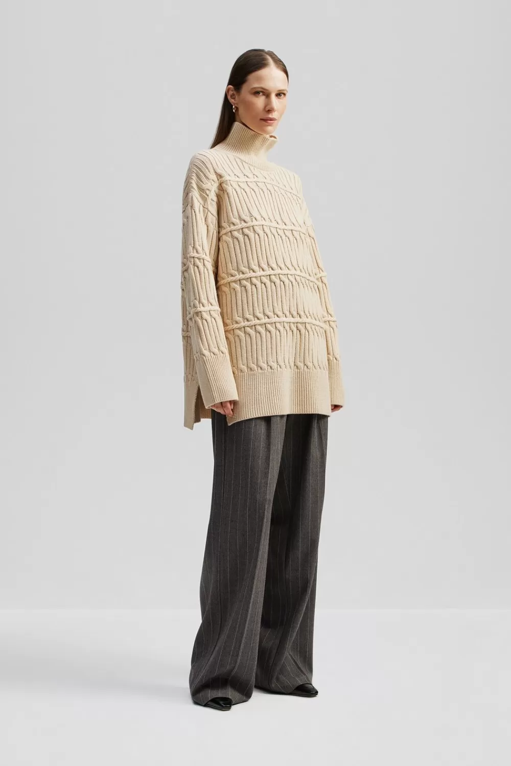 Malina Adelyn tröja Beige New
