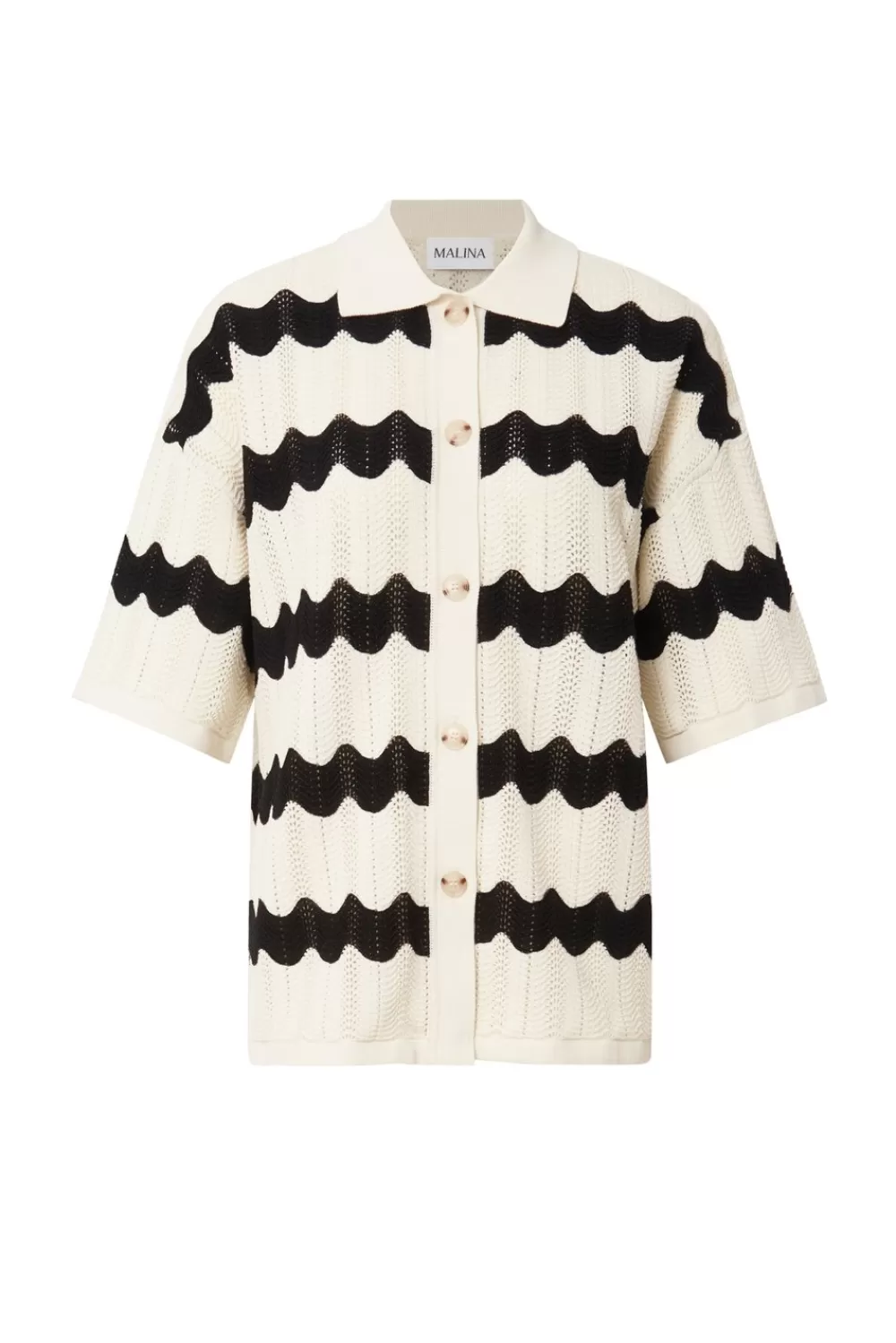 Malina Alana skjorta BlackStripe Best Sale