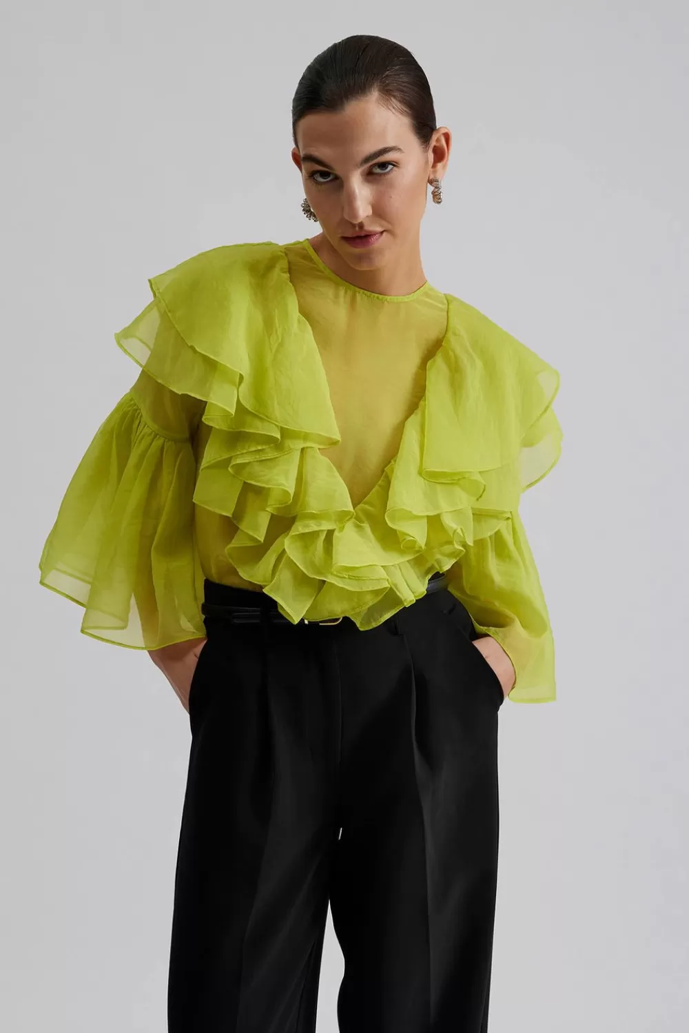 Malina Alexia blus Lime Sale