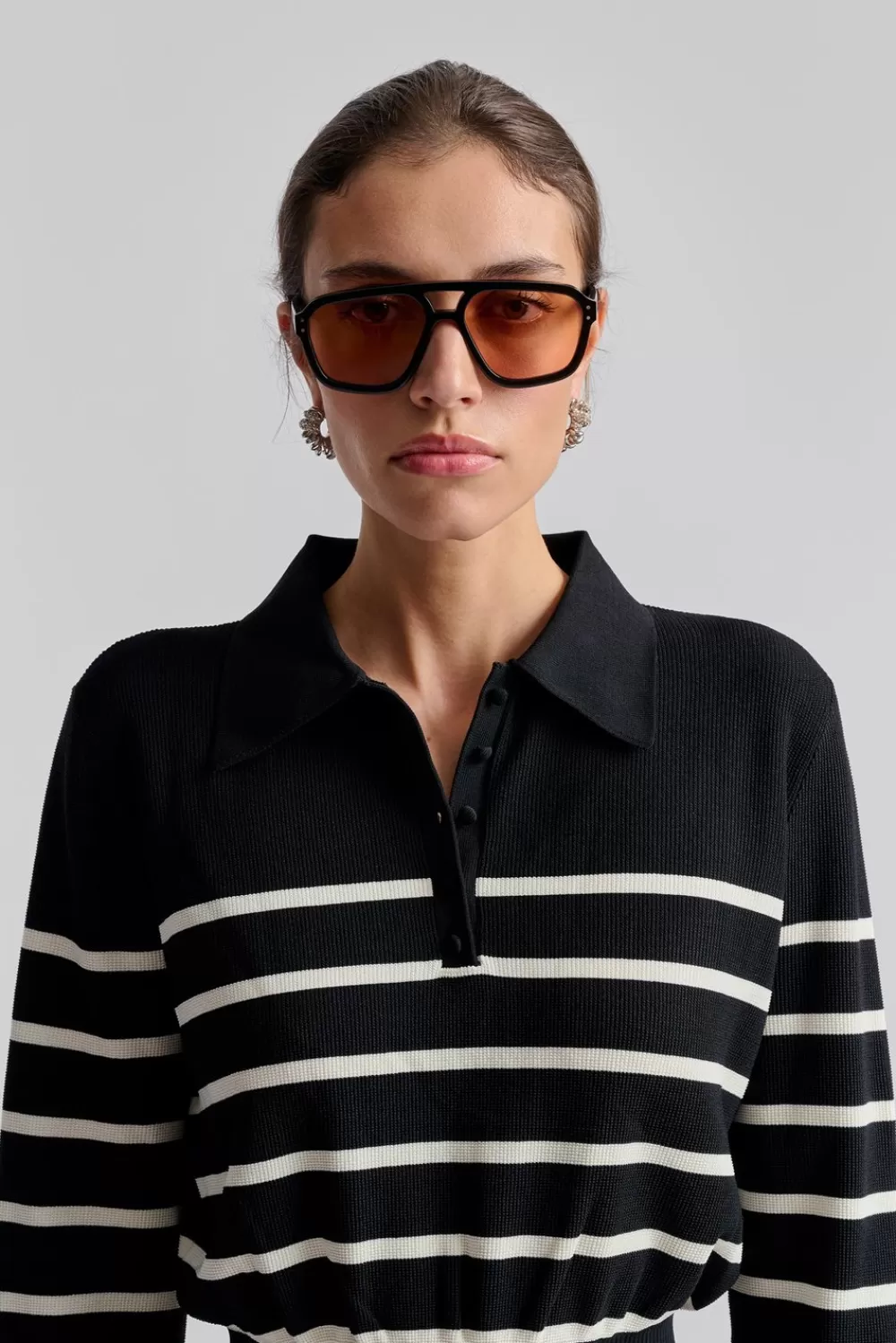 Malina Amelie maxiklänning BlackStripe Best Sale