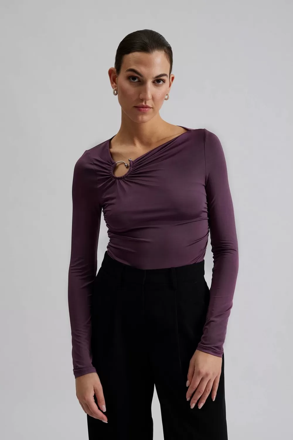Malina Amilia topp Plum Clearance