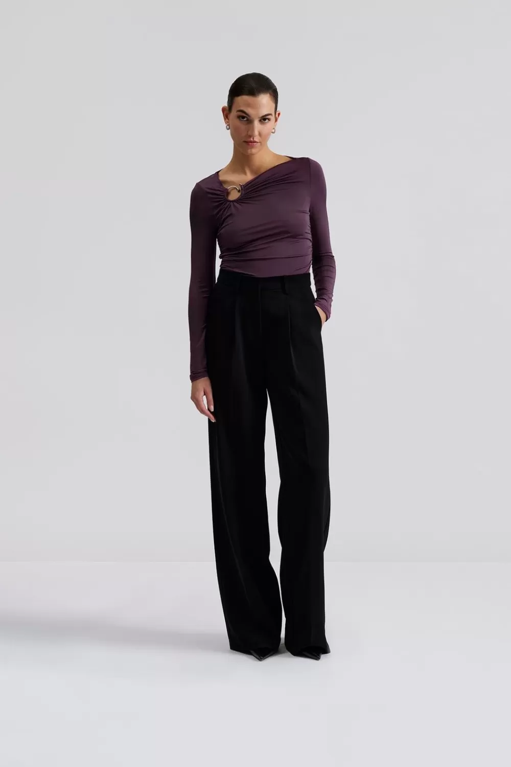 Malina Amilia topp Plum Clearance