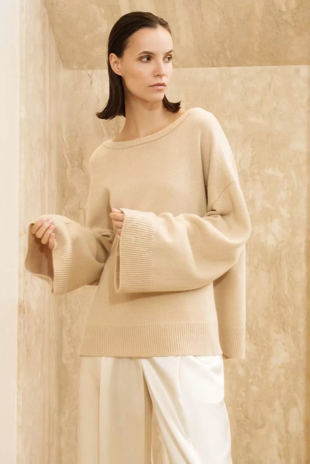 Malina Anouk Yve Sweater LightBeige Sale