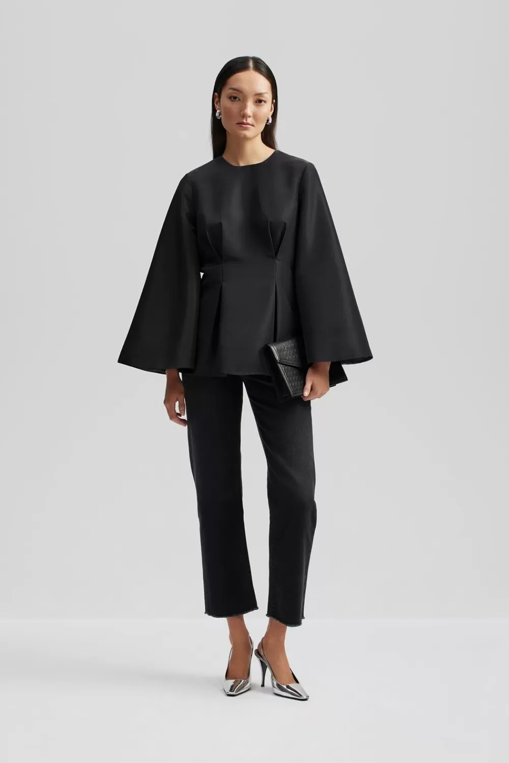 Malina Arielle blus Black Cheap