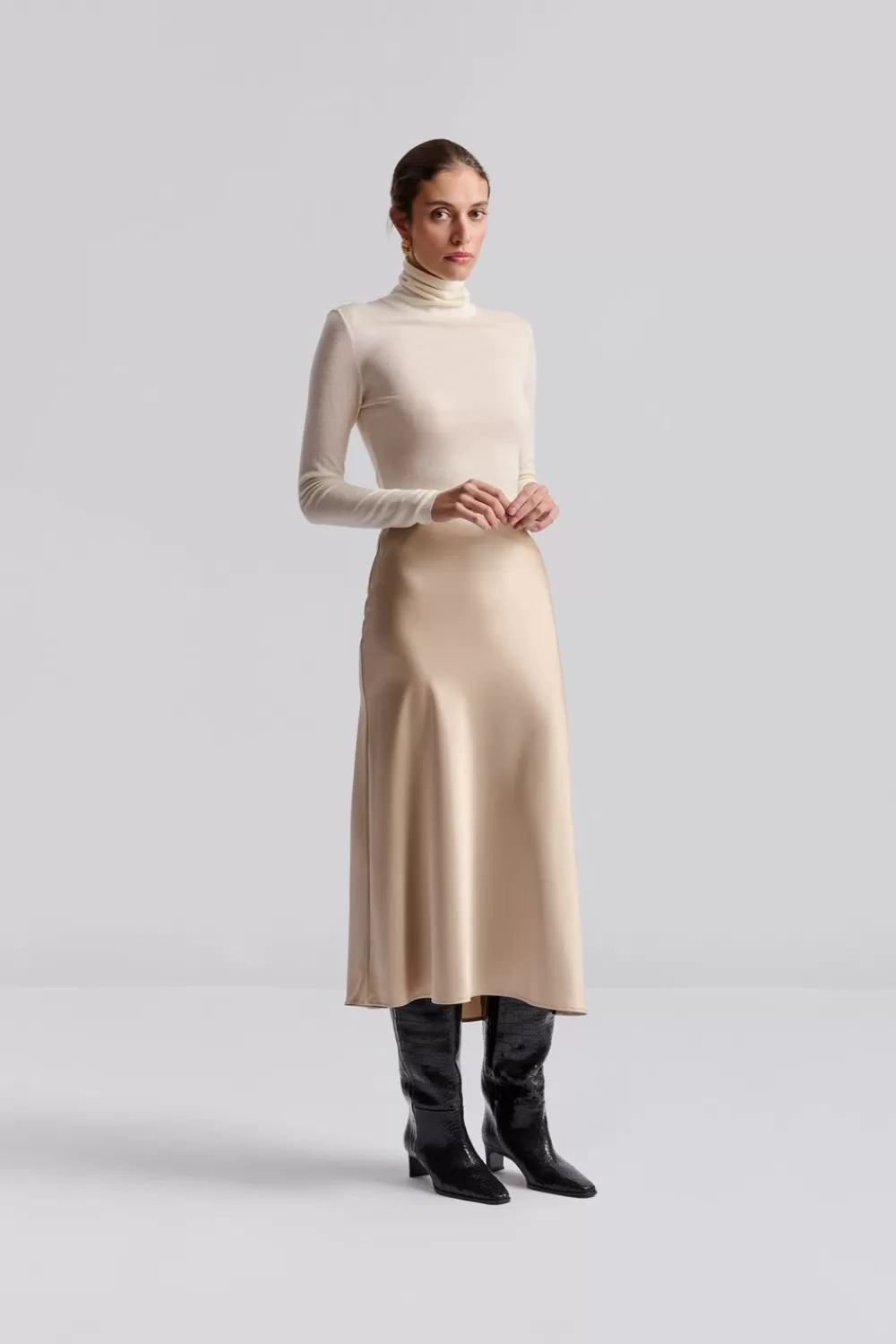 Malina Aubree midikjol Champagne Store