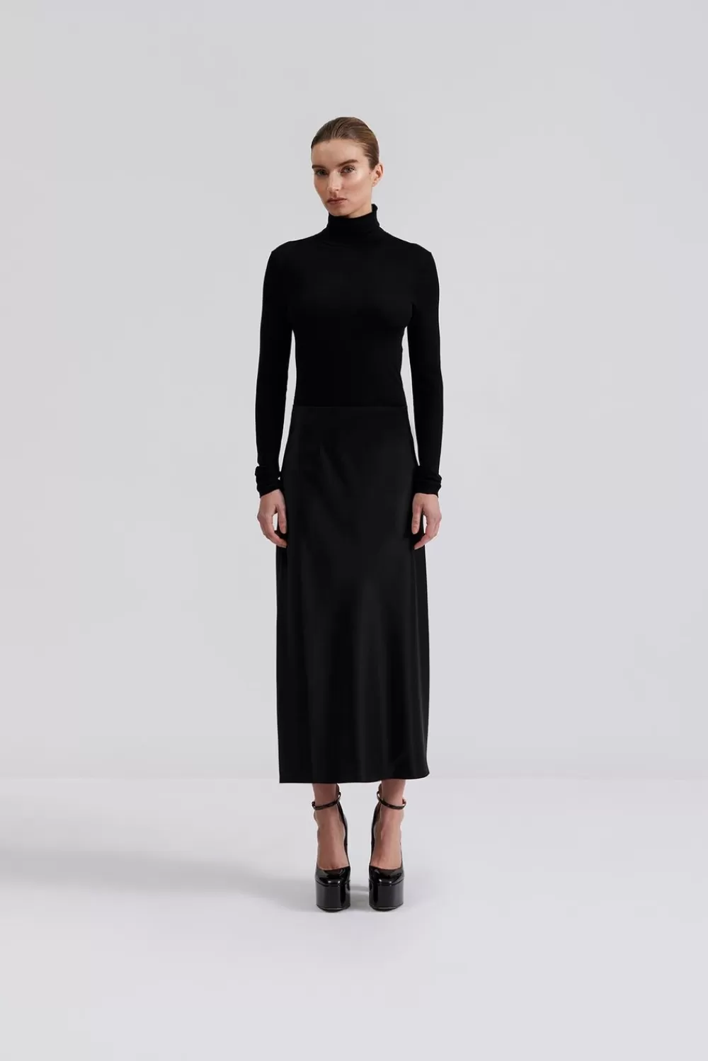 Malina Aubree midikjol Black Store