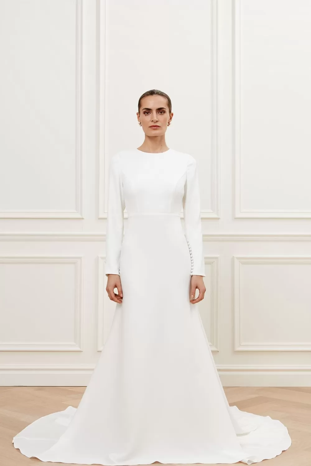 Malina Aurora brudklänning Ivory Sale