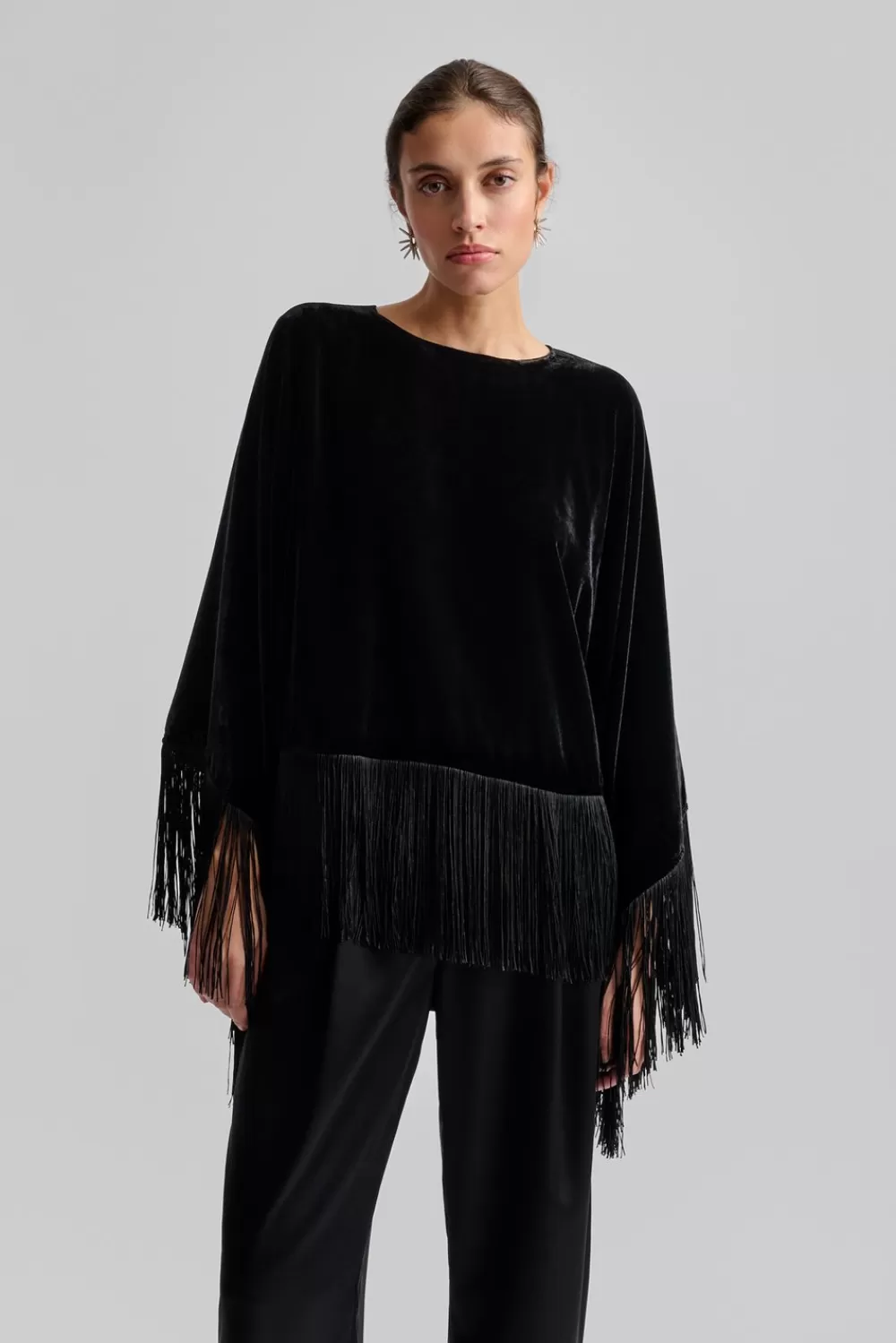 Malina Cathlin blus Black Sale