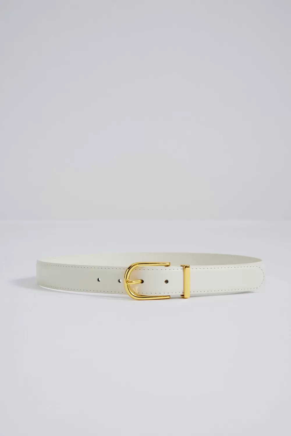 Malina Charlie läderbälte Vanilla Sale