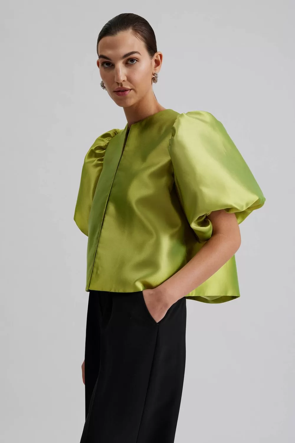 Malina Cleo blus Lime Shop