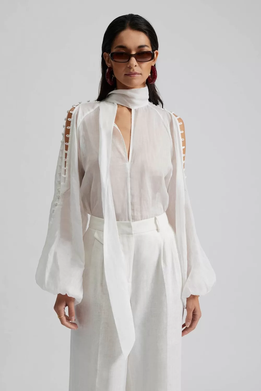 Malina Cora blus White Cheap