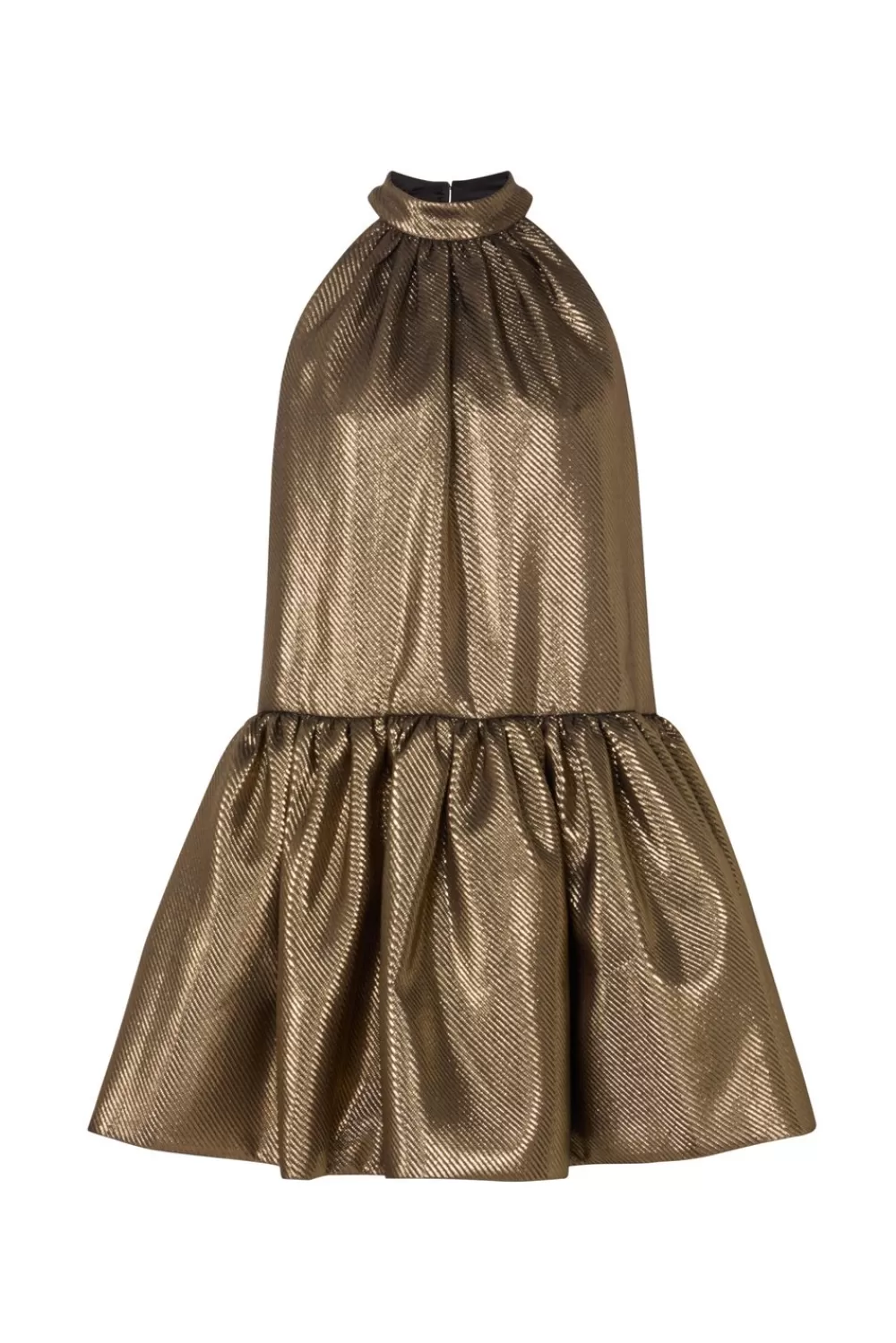 Malina Flora miniklänning GoldMetallic Best
