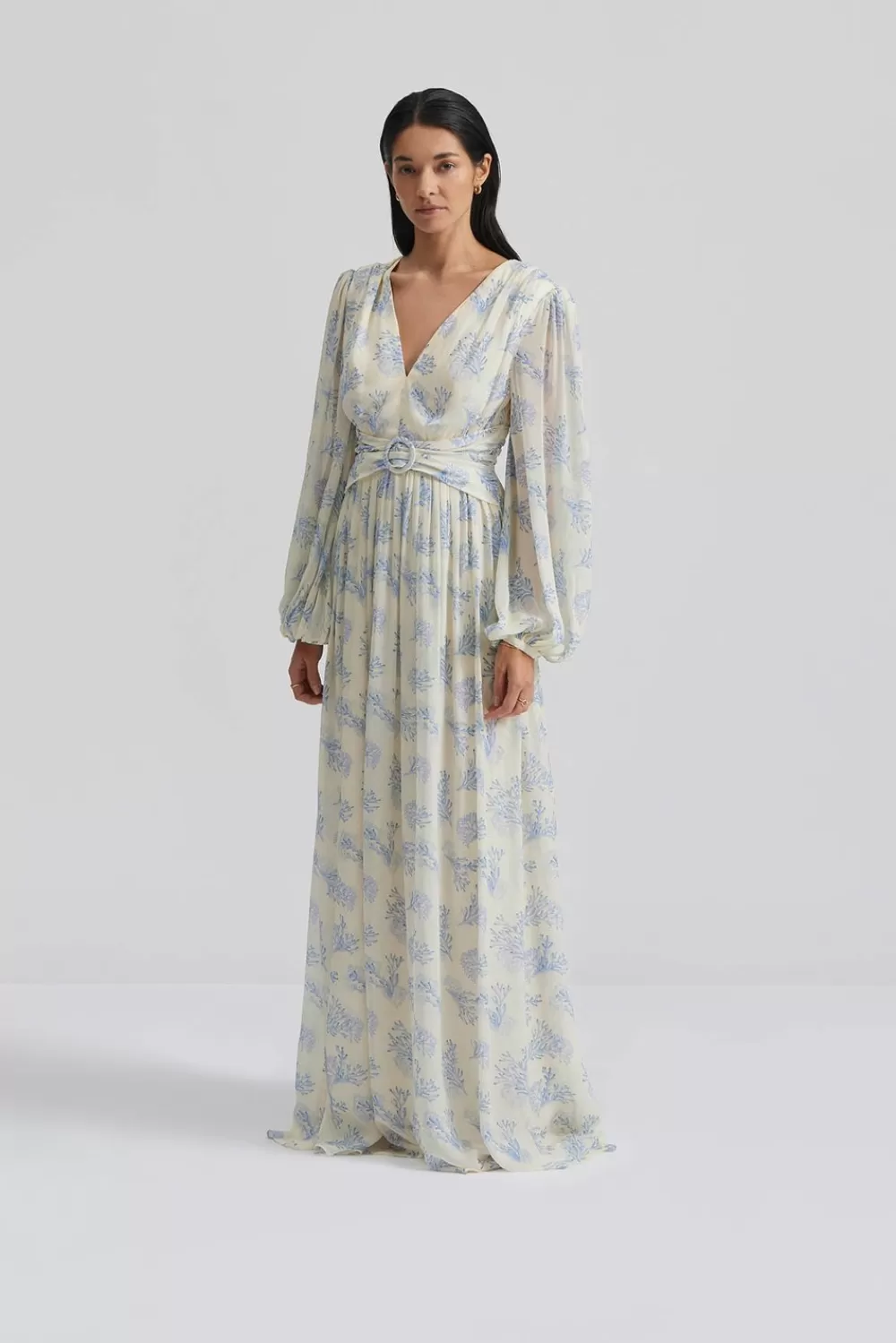 Malina Gemma maxiklänning CoralBlue Sale