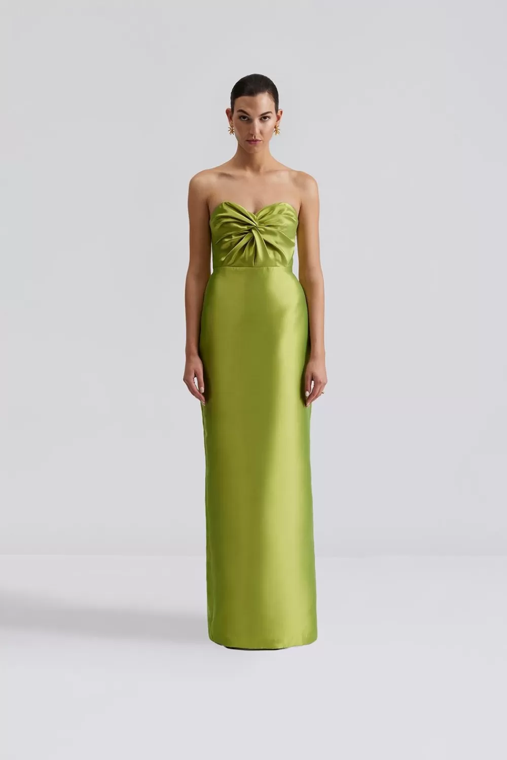 Malina Haley maxiklänning Lime Flash Sale