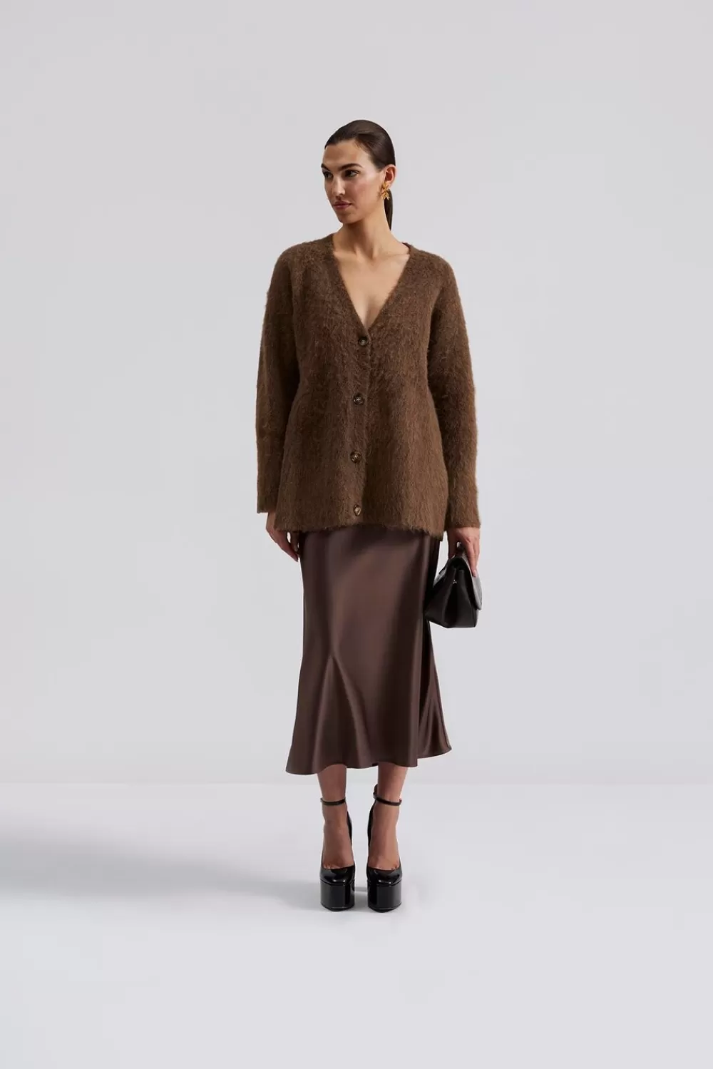 Malina Jenny cardigan Chocolate Best Sale
