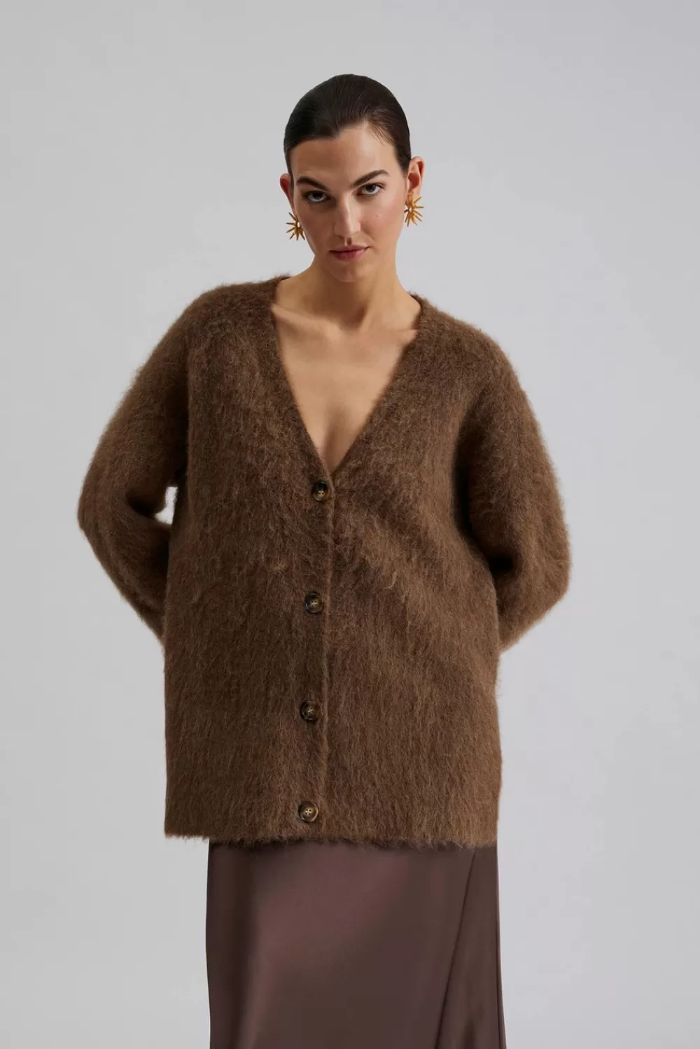 Malina Jenny cardigan Chocolate Best Sale