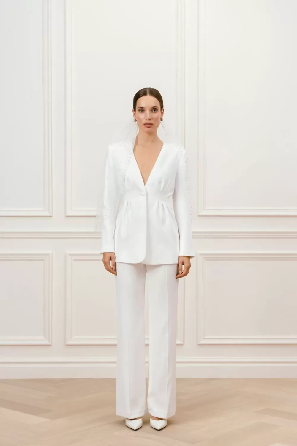 Malina Juno kavaj Ivory Fashion