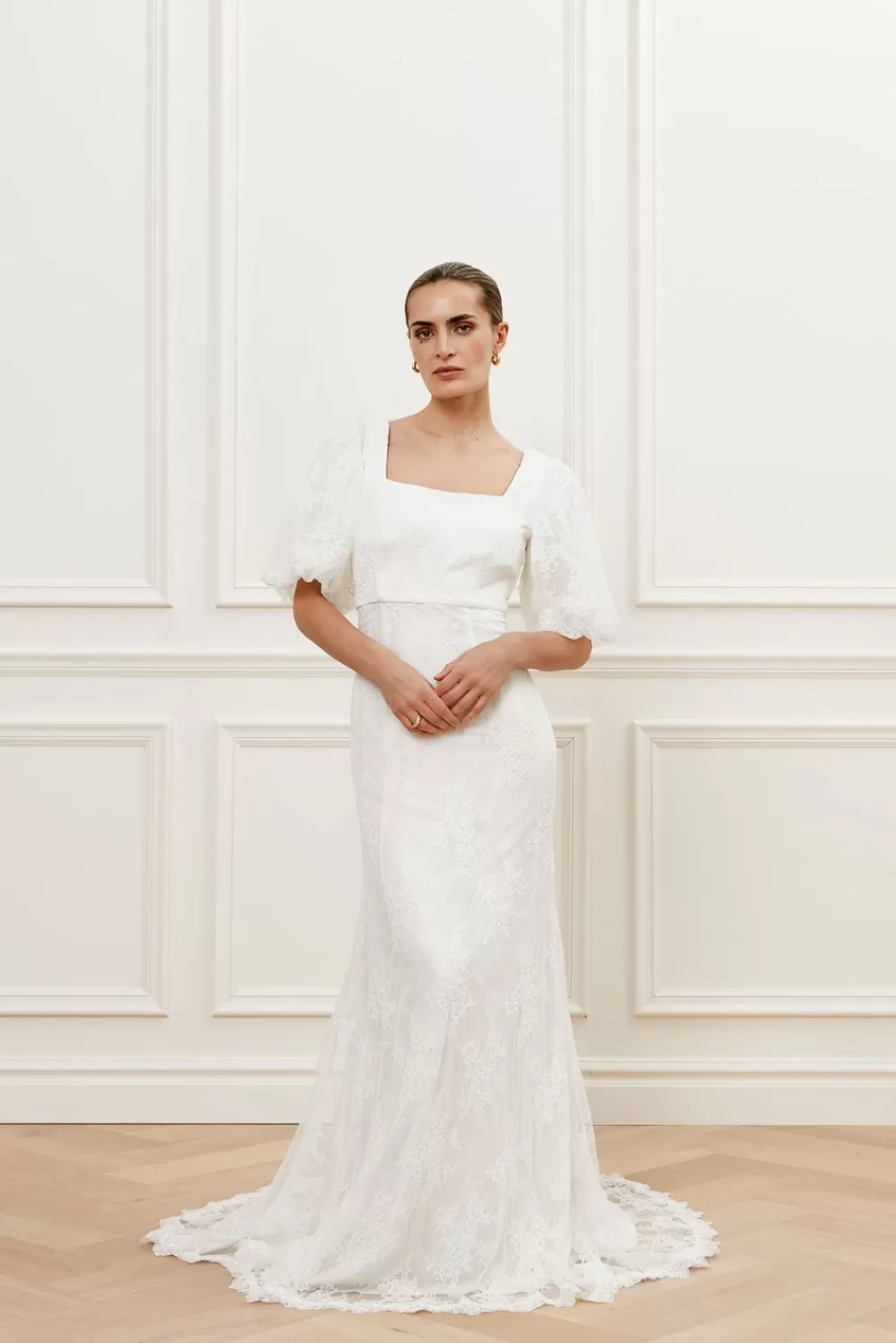 Malina Lara brudklänning Ivory Best Sale