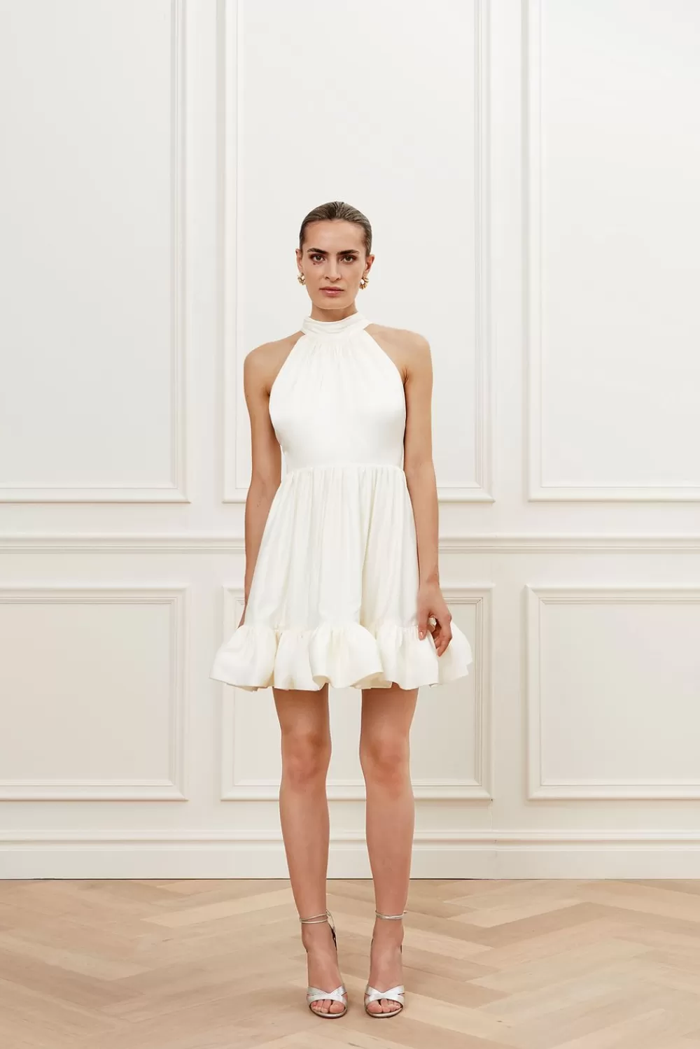 Malina Liana miniklänning Cream Cheap