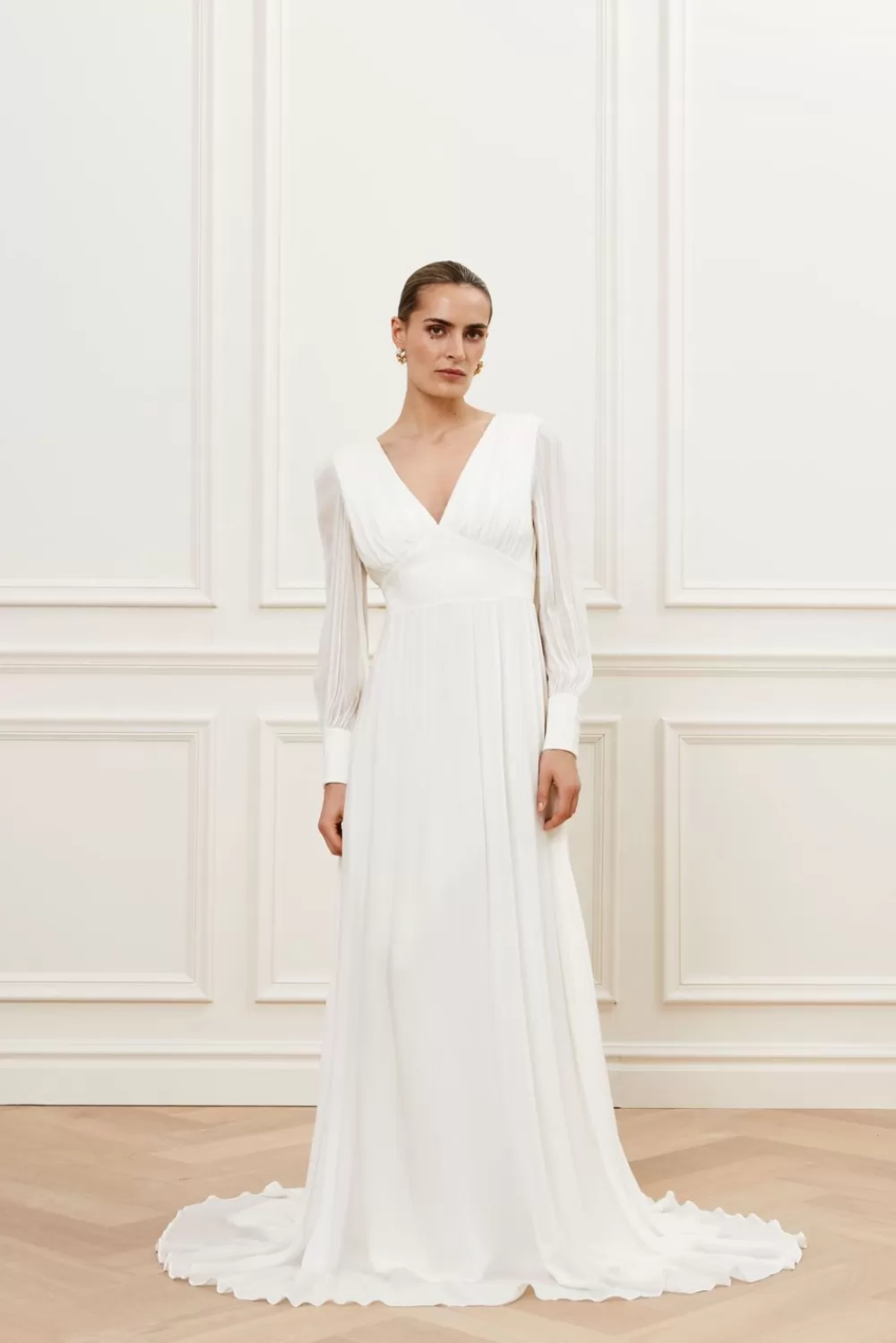 Malina Luna brudklänning Ivory Cheap