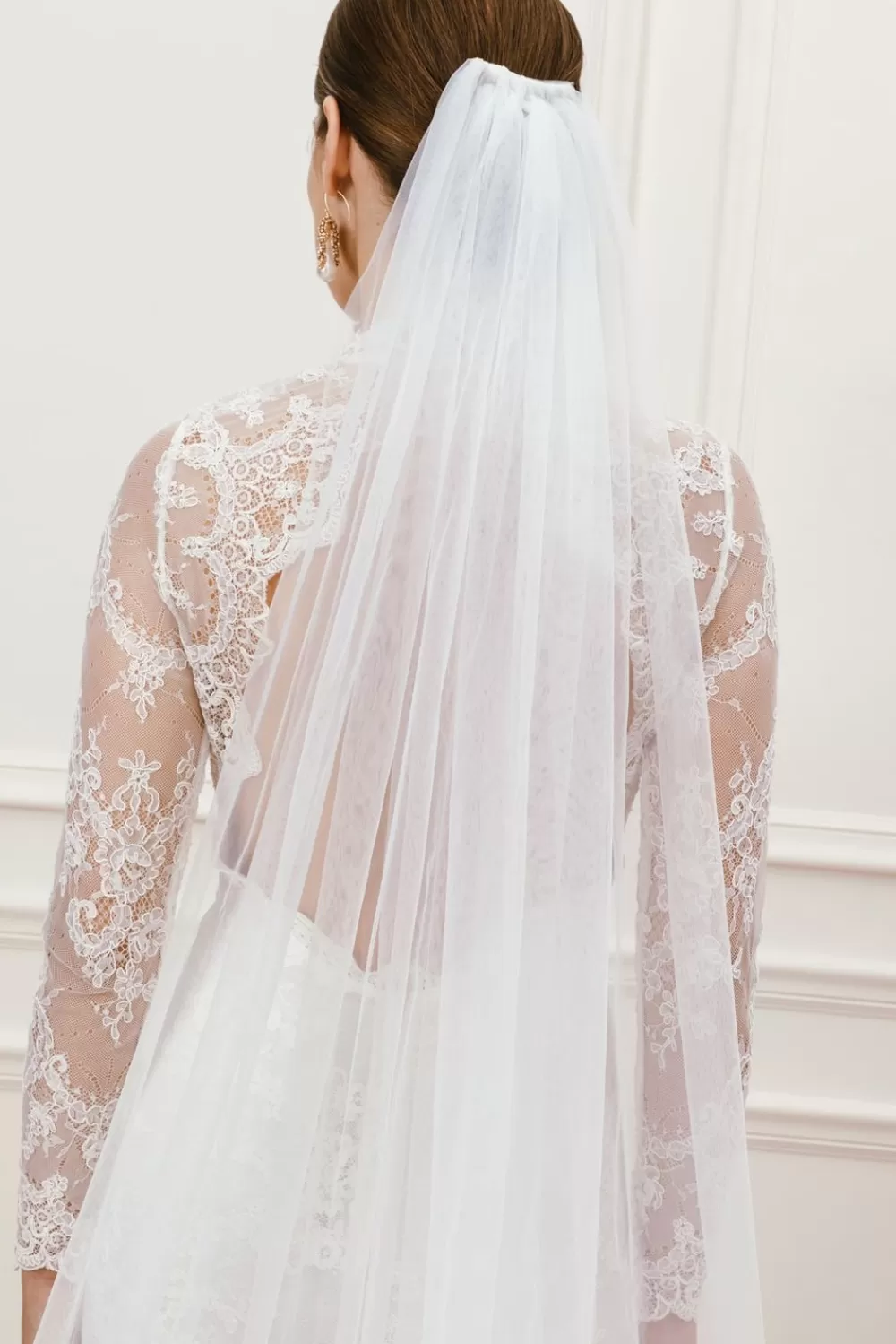 Malina Luxe veil White Best Sale