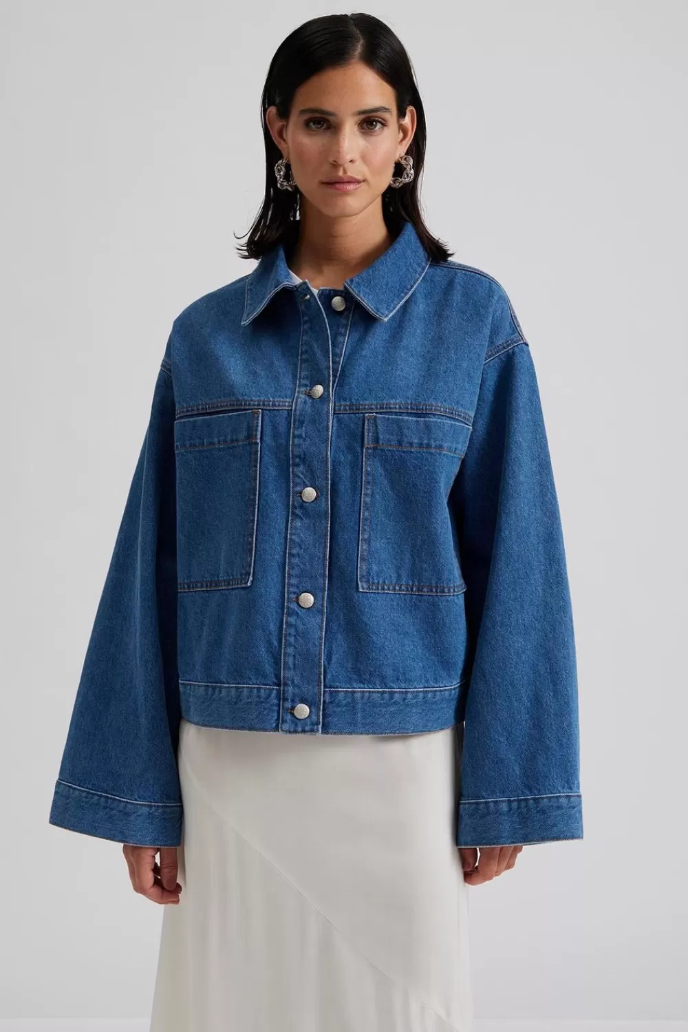 Malina Marlee jeansjacka BlueWash Online