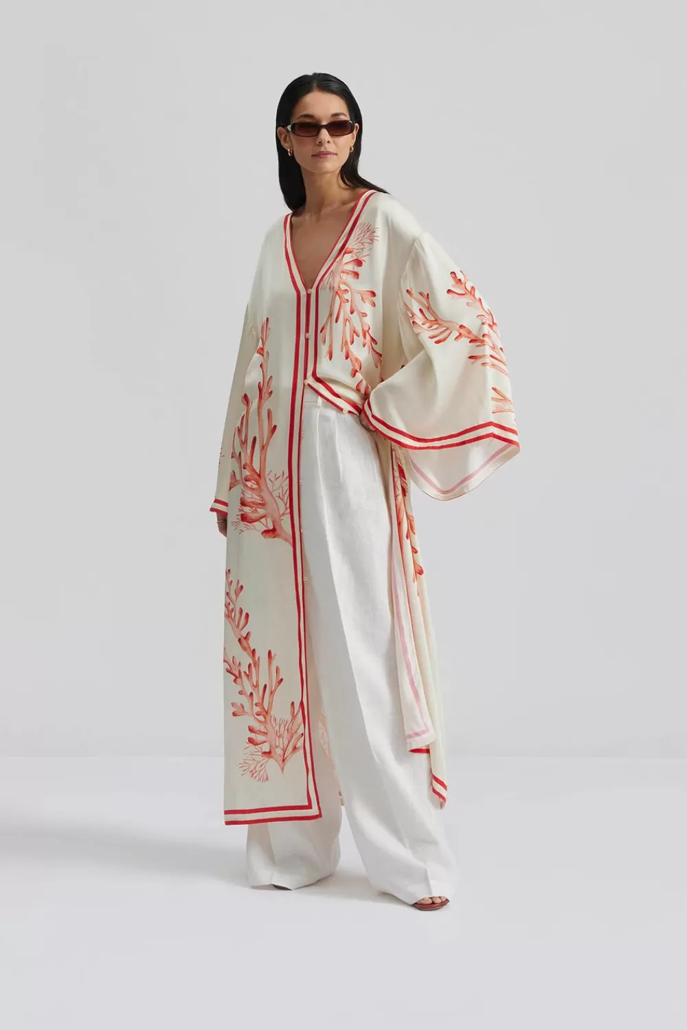 Malina Naya kaftan PastelBlue Discount