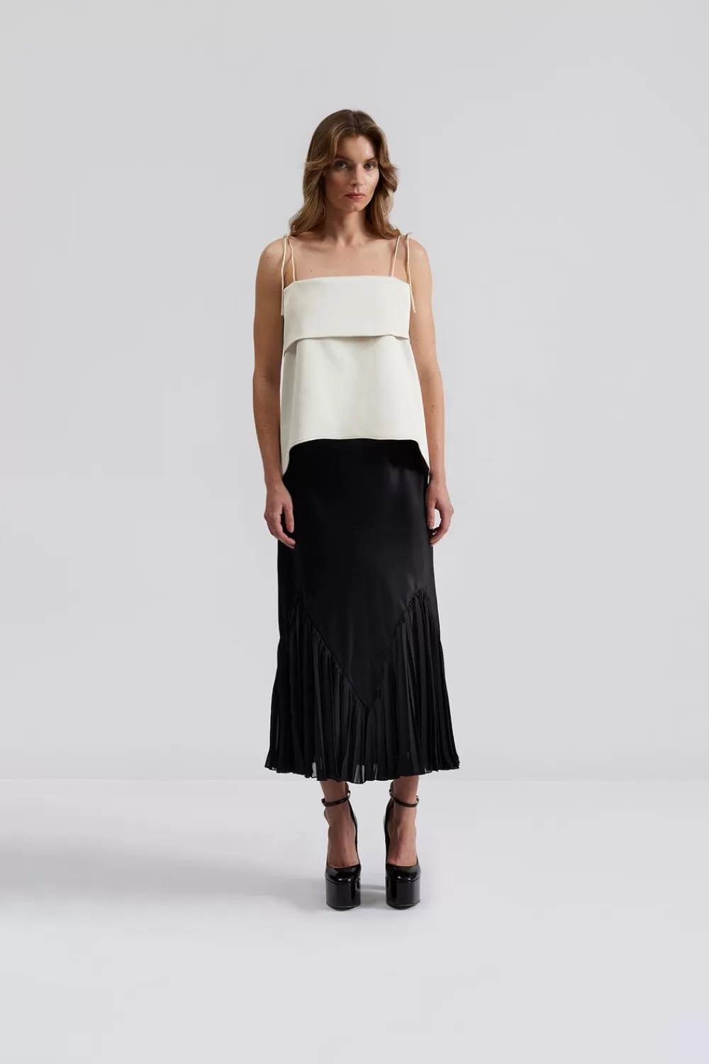 Malina Penelope midikjol Olive Outlet