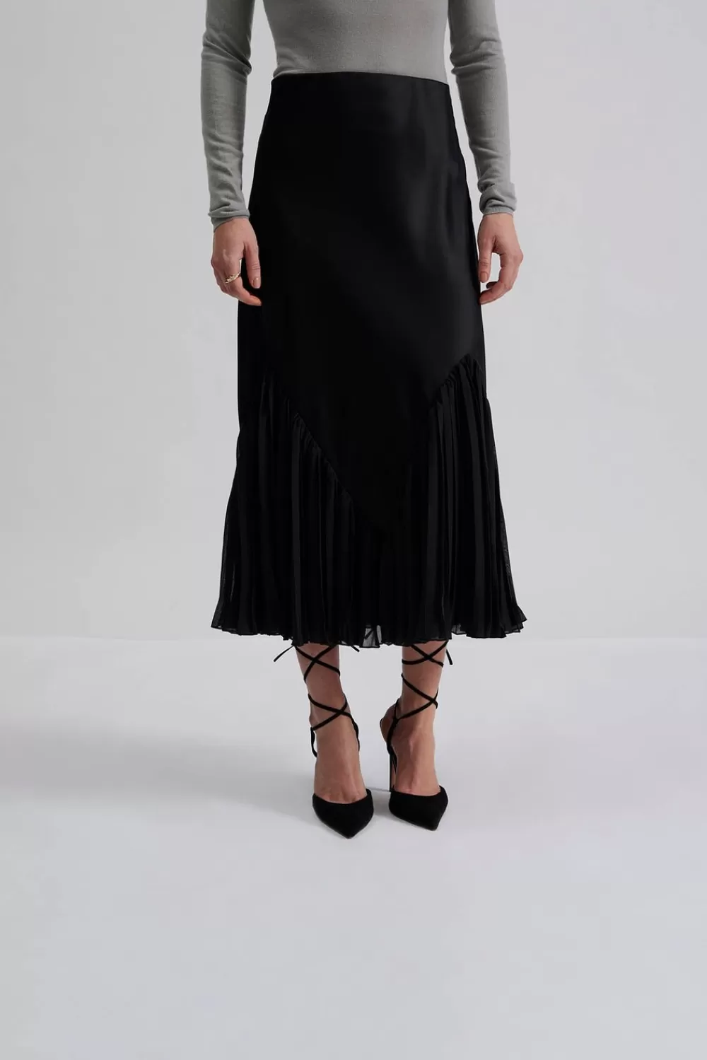 Malina Penelope midikjol Olive Outlet