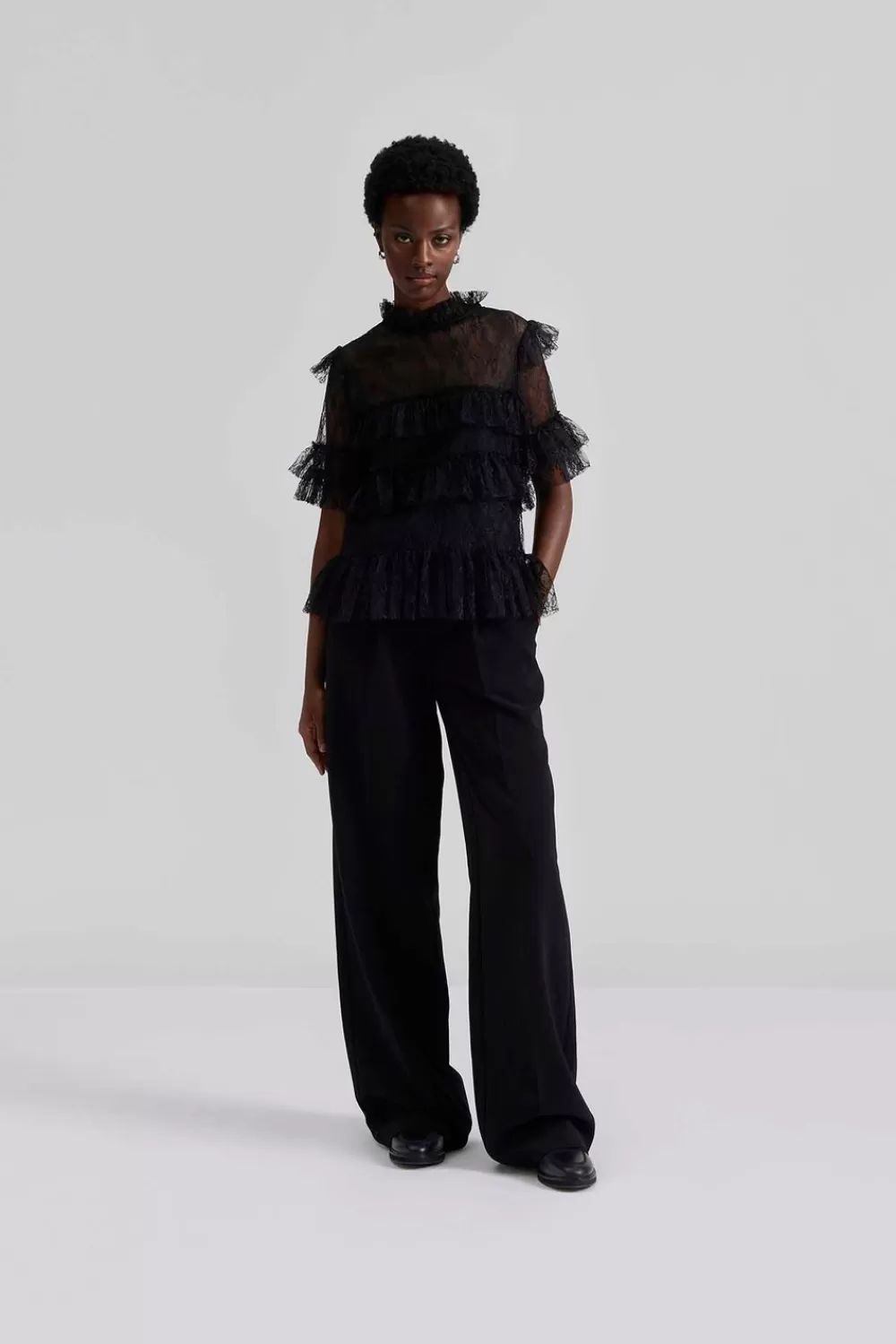 Malina Rachel blus Black New