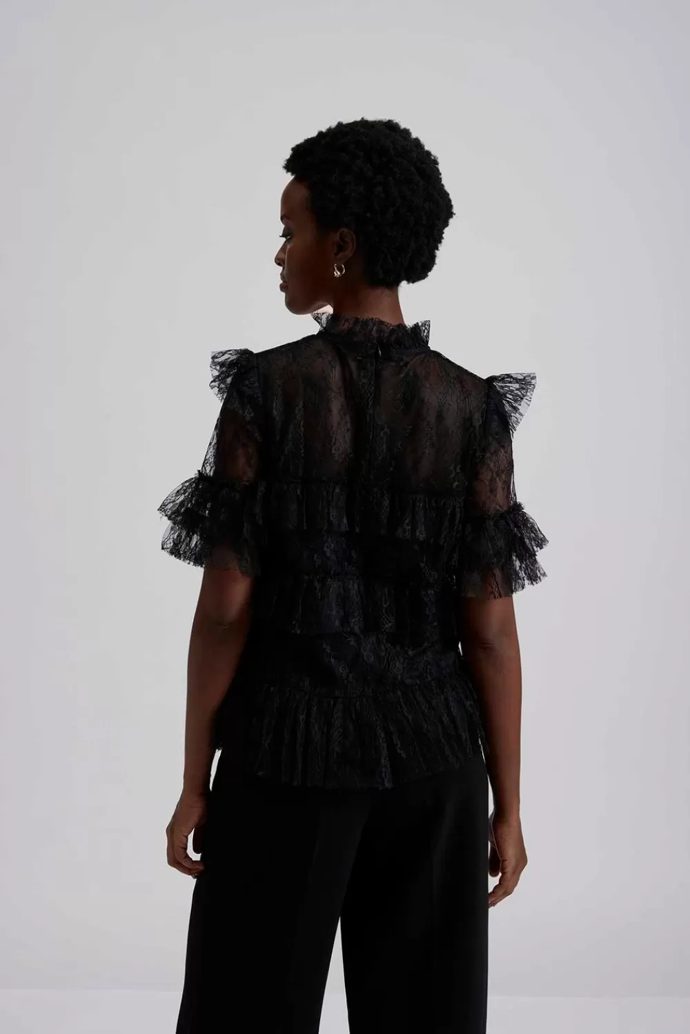 Malina Rachel blus Black New