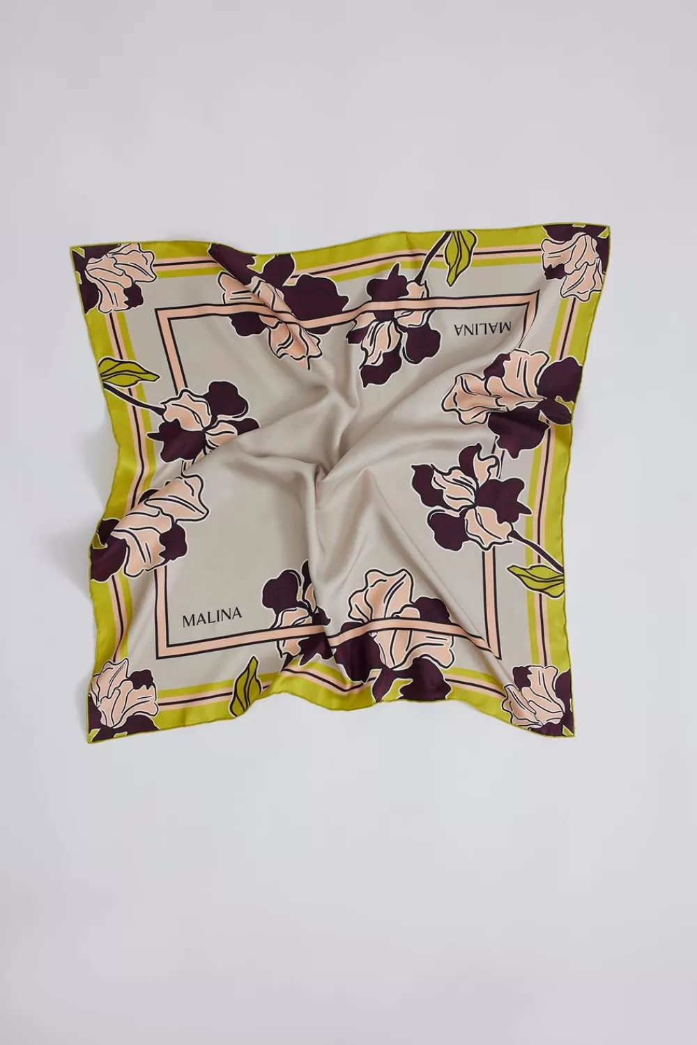 Malina Sidensjal twill 80x80 Beige Cheap