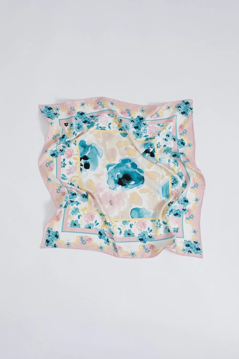 Malina Sidensjal twill 80x80 Florals Clearance