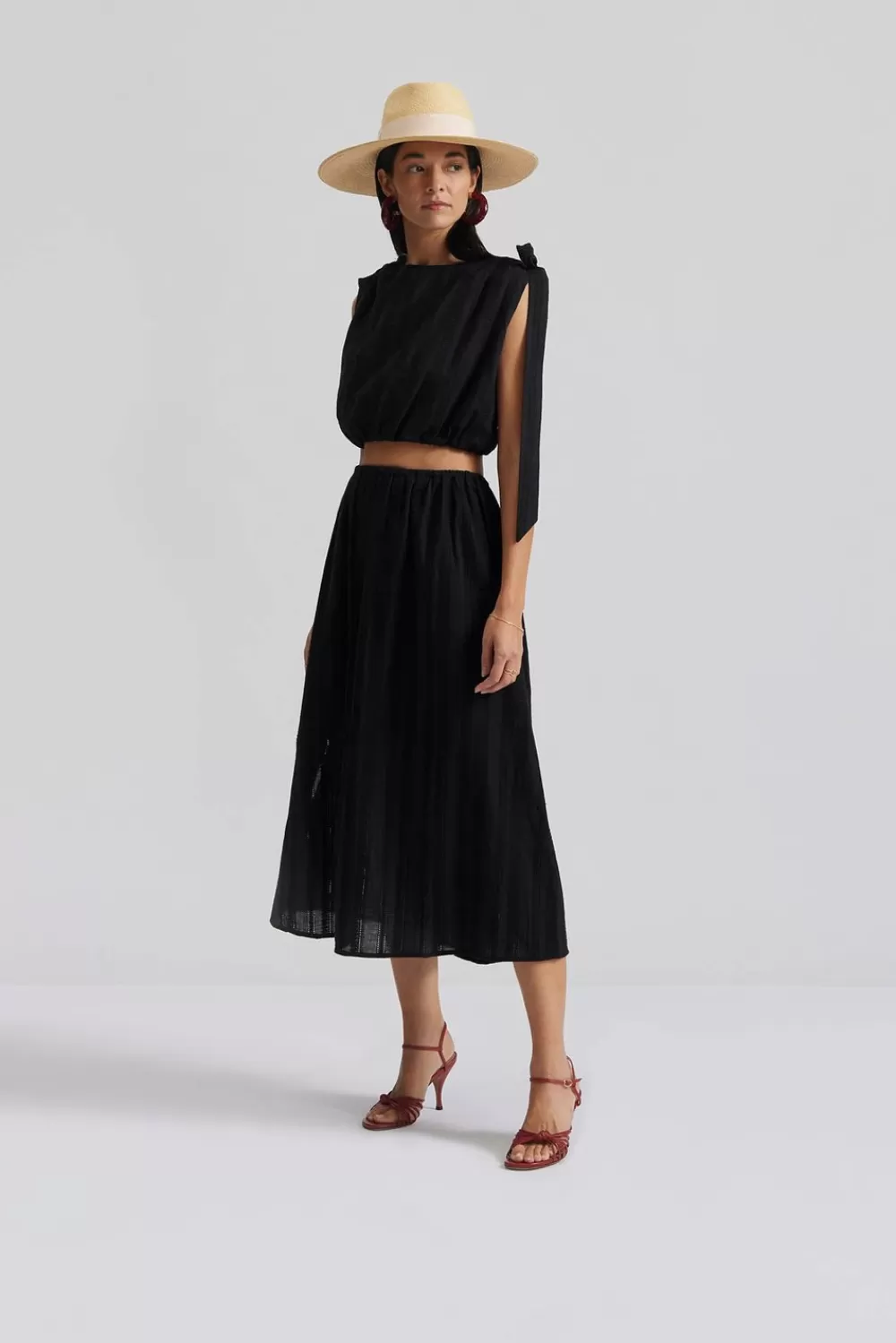 Malina Tamara midikjol Black Best Sale